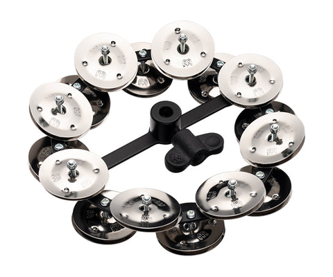 Meinl Headliner Dual Row Hi Hat Tambourine HTHH2BK